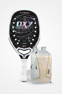 RAQUETE COSMIC + MOCHILA GOLD